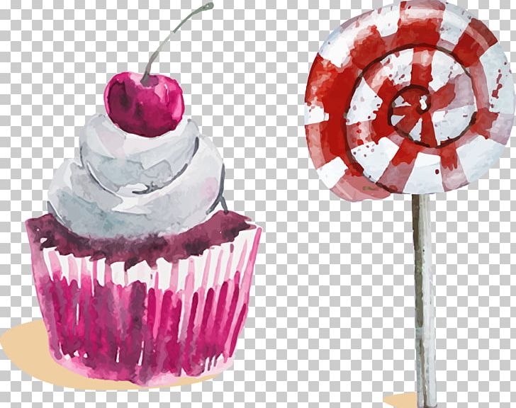 Cupcake Lollipop The SweetSpot Bakehouse Painting PNG, Clipart, Buttercream, Cake, Cream, Cupcakes, Dessert Free PNG Download