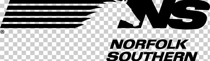 Rail Transport Logo Norfolk Southern Railway Norfolk Southern Corporation PNG, Clipart, Black And White, Brand, Intermodal Freight Transport, Line, Logo Free PNG Download