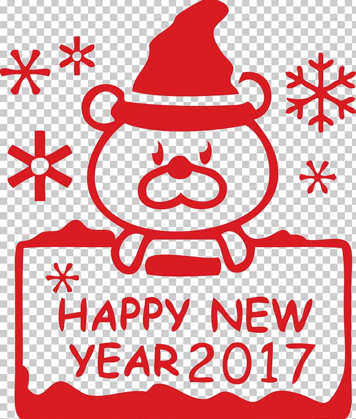 Santa Claus Chinese New Year Sticker PNG, Clipart, Area, Art, Black And White, Chin, Encapsulated Postscript Free PNG Download