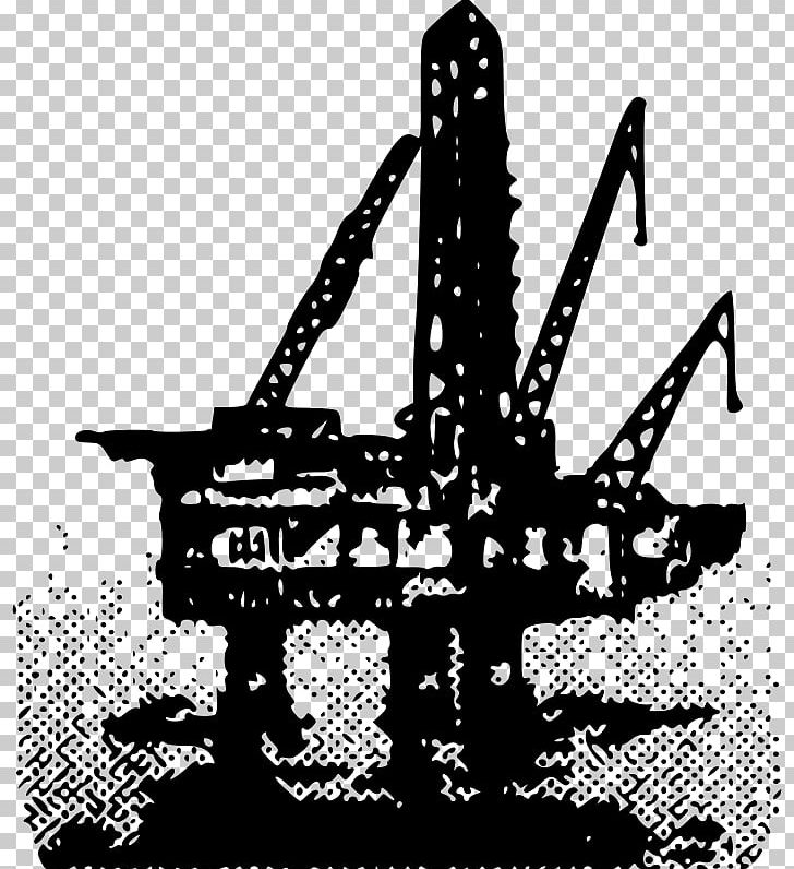 Oil Platform Petroleum Drilling Rig Oil Well PNG, Clipart, Black And White, Brand, Computer Icons, Derrick, Drill Free PNG Download