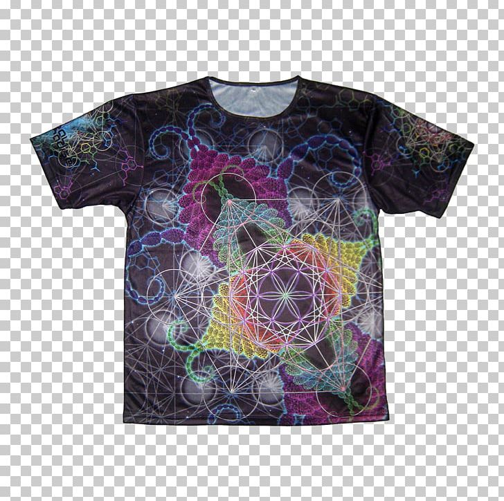T-shirt Visual Arts Sleeve Product PNG, Clipart, Art, Clothing, Cosmic Nebula, Purple, Sleeve Free PNG Download