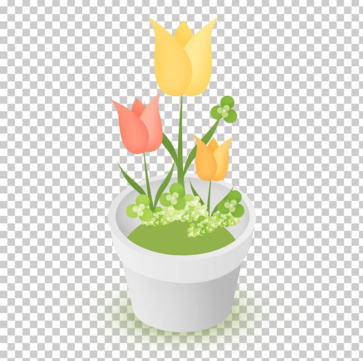 Tulip Flowerpot Drawing PNG, Clipart, Cartoon, Clip Art, Drawing, Floral Design, Floristry Free PNG Download