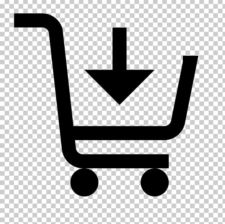 Shopping Cart Computer Icons Shopping Bags & Trolleys PNG, Clipart, Amp, Angle, Area, Bag, Black And White Free PNG Download