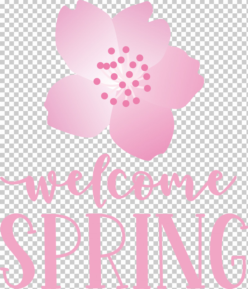 Welcome Spring Spring PNG, Clipart, Biology, Floral Design, Flower, Logo, M Free PNG Download
