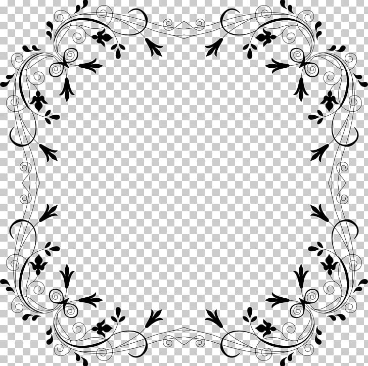 Borders And Frames Flower Rose PNG, Clipart, Area, Artwork, Black, Black And White, Border Free PNG Download