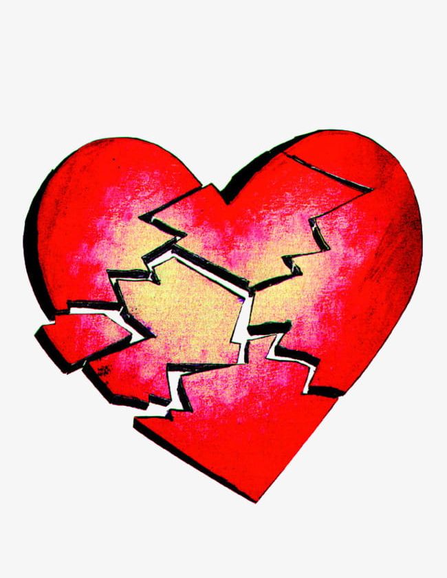 Broken Heart PNG, Clipart, Broken, Broken Clipart, Heart, Heart Clipart, Red Free PNG Download