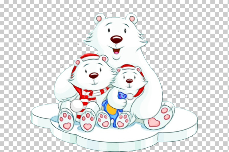 White Cartoon Bear Polar Bear Line PNG, Clipart, Bear, Cartoon, Line, Paint, Polar Bear Free PNG Download