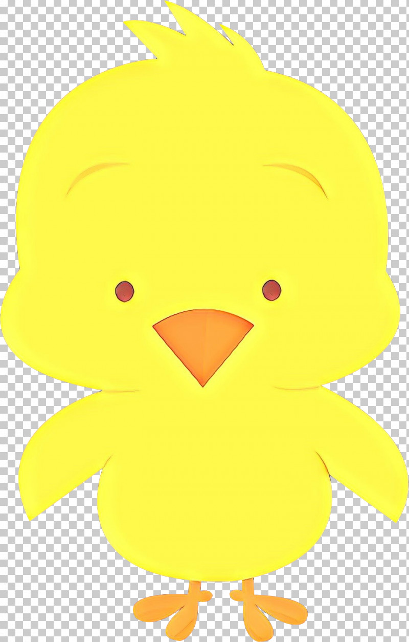 Yellow Cartoon Beak Bird Toy PNG, Clipart, Animal Figure, Beak, Bird, Cartoon, Smile Free PNG Download