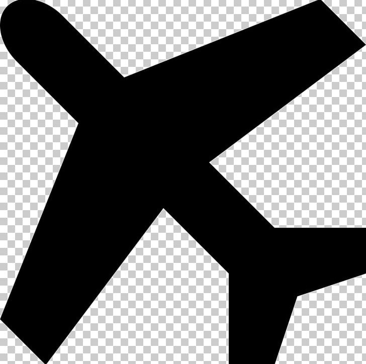 Airplane Air Travel Flight Computer Icons PNG, Clipart, Airplane, Air Travel, Angle, Black, Black And White Free PNG Download