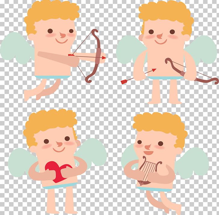 Cupid Love Illustration PNG, Clipart, Angel, Angels, Angel Vector, Angel Wing, Art Free PNG Download