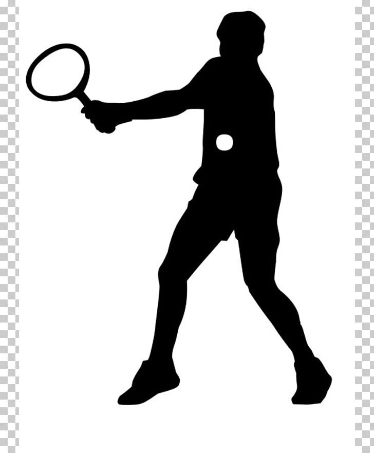Silhouette Sport Tennis PNG, Clipart, American Football, Area, Arm, Black, Black And White Free PNG Download