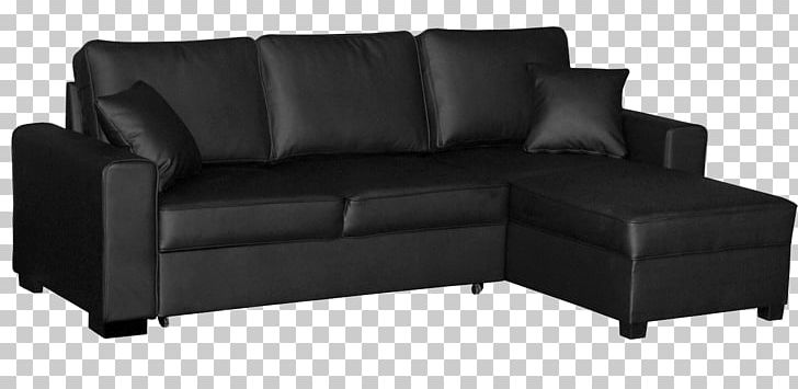 Sofa Bed Couch Furniture Chaise Longue PNG, Clipart, Angle, Arredamento, Artificial Leather, Bed, Black Free PNG Download