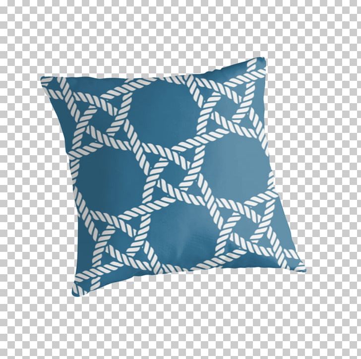 Throw Pillows Cushion Rectangle PNG, Clipart, Blue, Cushion, Furniture, Material, Nautical Free PNG Download