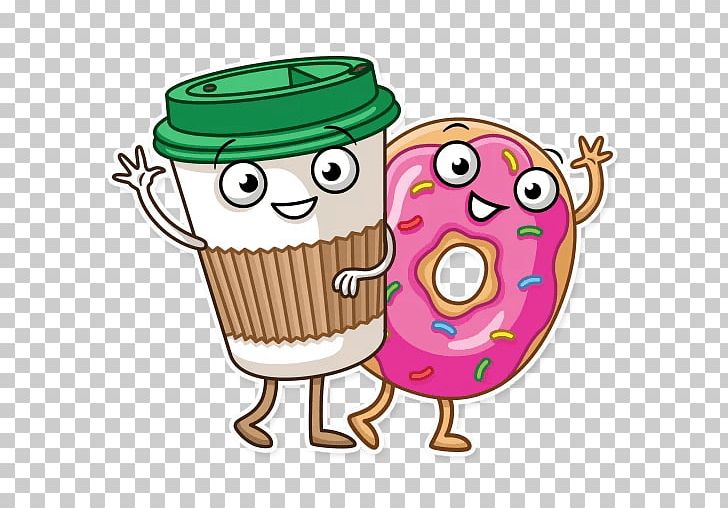 Coffee And Doughnuts Donuts Sticker Telegram PNG, Clipart, Area, Artwork, Coffee, Coffee And Doughnuts, Com Free PNG Download