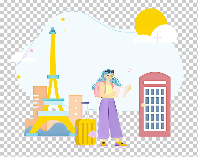 Paris Travel PNG, Clipart, Behavior, Cartoon, Geometry, Happiness, Human Free PNG Download