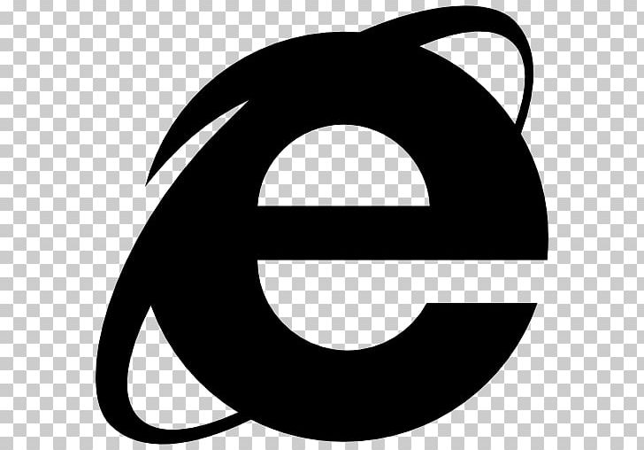 Computer Icons Internet Explorer Web Browser Microsoft Edge PNG, Clipart, Artwork, Black, Black And White, Circle, Computer Icons Free PNG Download