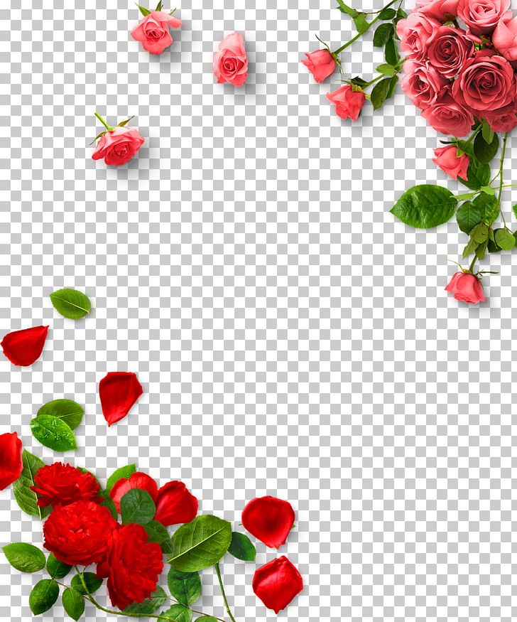 Garden Roses Valentines Day PNG, Clipart, Artificial Flower, Border, Encapsulated Postscript, Floral, Flower Free PNG Download