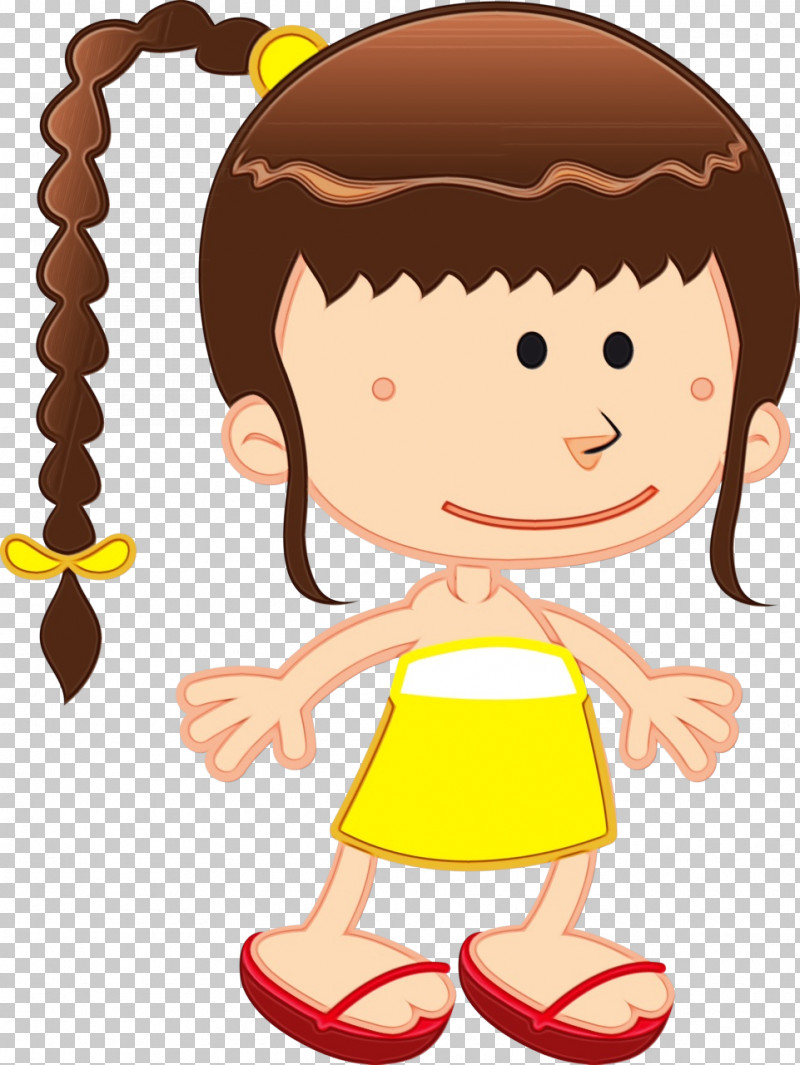 Cartoon Child Cheek Yellow Happy PNG, Clipart, Cartoon, Cheek, Child, Finger, Happy Free PNG Download