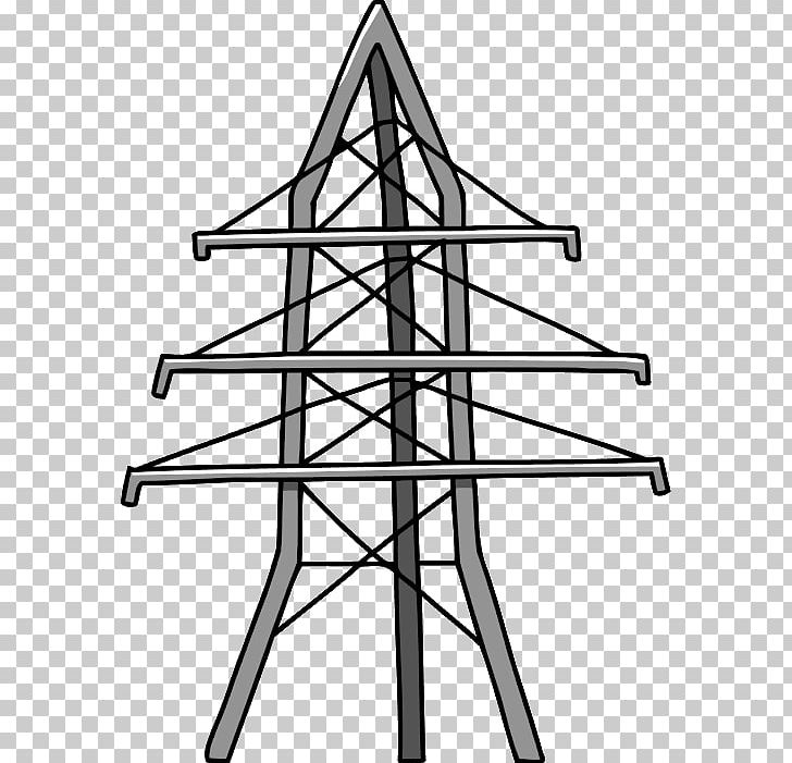 Transmission Tower PNG, Clipart, Angle, Black And White, Dimension, Electricity, Electric Power Transmission Free PNG Download