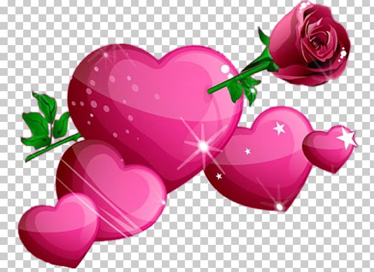 Heart Pink Flowers PNG, Clipart,  Free PNG Download