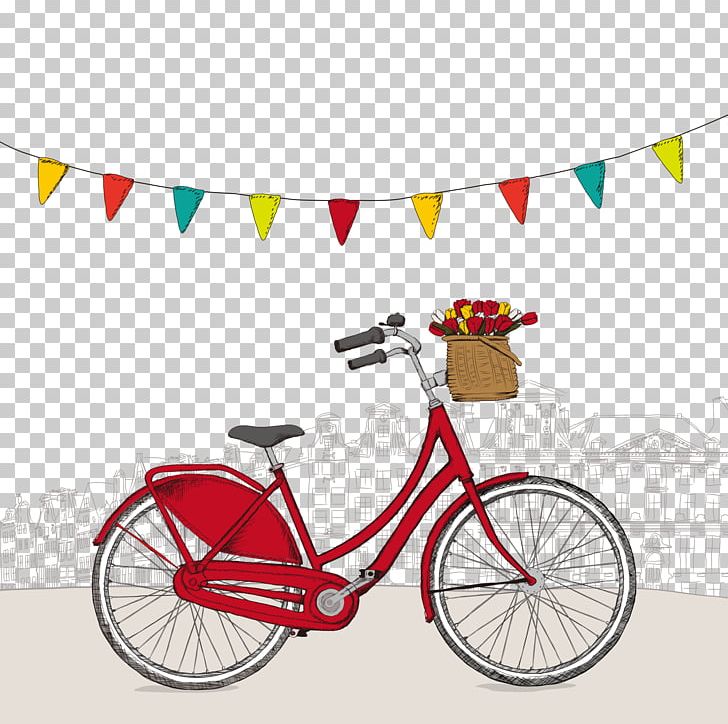 Bicycle Illustrator Illustration PNG, Clipart, Bicycle, Bicycle Accessory, Bicycle Basket, Bicycle Frame, Bicycle Part Free PNG Download