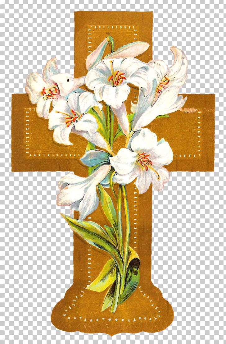 Easter Lily Flower Cross PNG, Clipart, Artificial Flower, Cross, Cross Flowers Cliparts, Cut Flowers, Drawing Free PNG Download