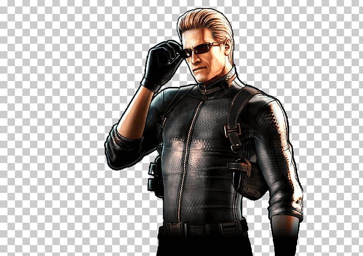 Resident Evil: The Umbrella Chronicles Resident Evil: The Mercenaries 3D Albert Wesker Leon S. Kennedy PNG, Clipart, Claire Redfield, Fictional Character, Latex Clothing, Leather, Leather Jacket Free PNG Download