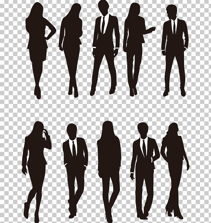 Silhouette Illustration PNG, Clipart, Business, Business Card, Business Man, Business Vector, Business Woman Free PNG Download