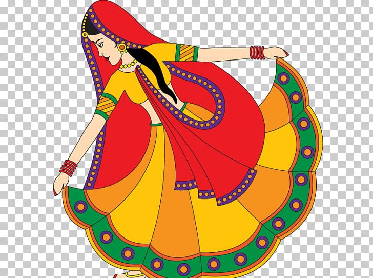 indian folk dance clipart