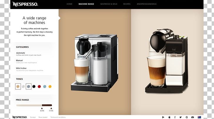 Espresso Machines Coffeemaker De'Longhi Lattissima Pro EN 750 Nespresso PNG, Clipart,  Free PNG Download