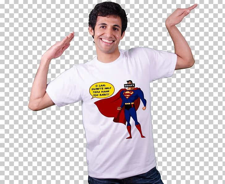 T-shirt Superman Govinda YouTube Bollywood PNG, Clipart, Amanatullah Khan, Andaz Apna Apna, Bollywood, Clothing, Fictional Character Free PNG Download