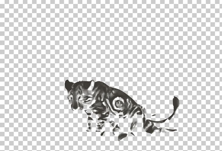 Tiger Cat Cougar Wildlife Canidae PNG, Clipart, Animals, Big Cat, Big Cats, Black, Black And White Free PNG Download