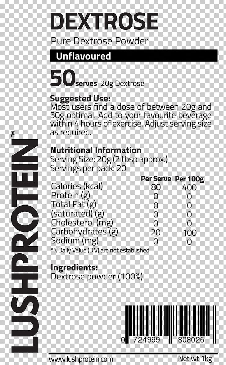Dietary Supplement Maltodextrin Whey Protein Nutrition PNG, Clipart, Area, Black And White, Brand, Calorie, Dietary Supplement Free PNG Download