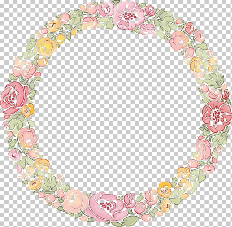 Pink Circle Oval Lei PNG, Clipart, Circle, Floral Circle Frame, Flower Circle Frame, Lei, Oval Free PNG Download