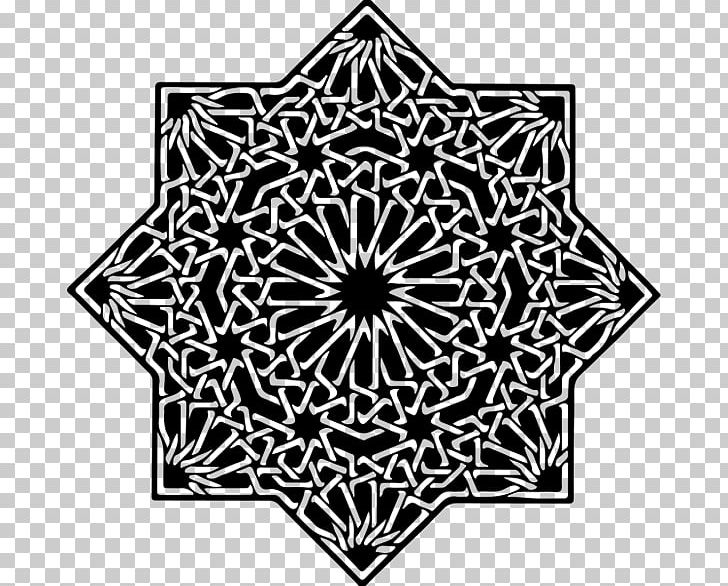 Alhambra Pattern In Islamic Art Islamic Geometric Patterns Arabesque PNG, Clipart, Alhambra, Area, Art, Black, Black And White Free PNG Download