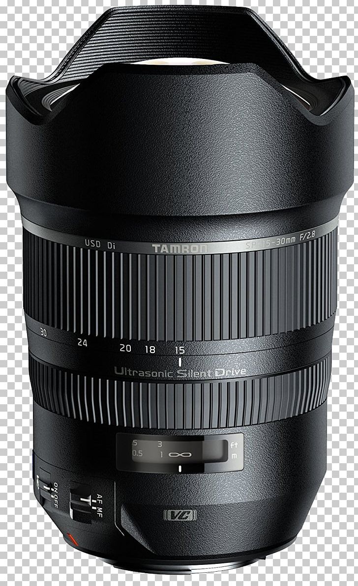 Canon EF Lens Mount Camera Lens Tamron SP 15-30mm F/2.8 Di VC USD Wide-angle Lens Nikon F-mount PNG, Clipart, Angle, Aperture, Black, Camera Icon, Canon Free PNG Download