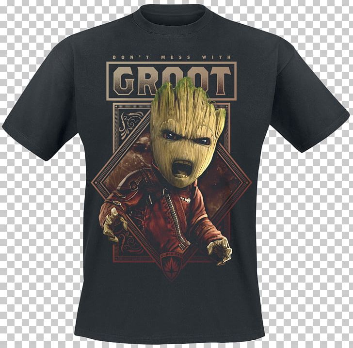 Groot Rocket Raccoon Marvel Cinematic Universe Star-Lord Film PNG, Clipart, Active Shirt, Avengers Film Series, Brand, Clothing, Emp Merchandising Free PNG Download