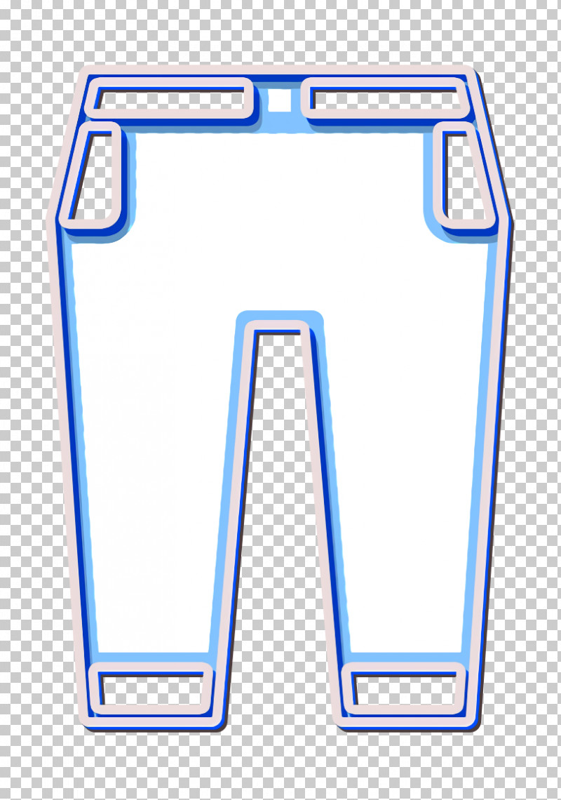 Trousers Icon Garment Icon Clothes Icon PNG, Clipart, Blue, Clothes Icon, Electric Blue, Garment Icon, Line Free PNG Download