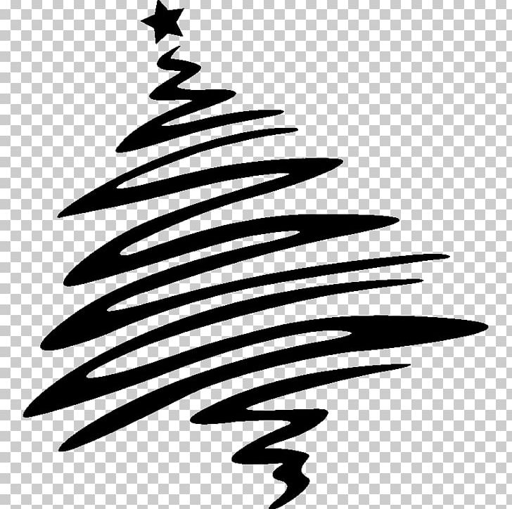 Christmas Tree Pine PNG, Clipart, Black And White, Christmas, Christmas Gift, Christmas Tree, Leaf Free PNG Download