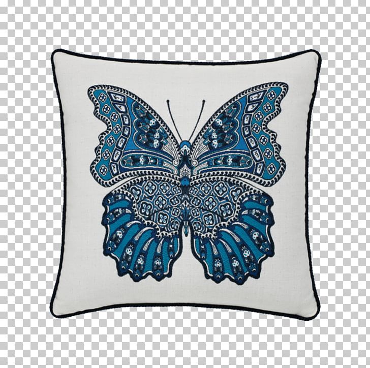 Throw Pillows Cushion Fringe Living Room PNG, Clipart, Azure, Butterfly, Cushion, Designer, Fringe Free PNG Download