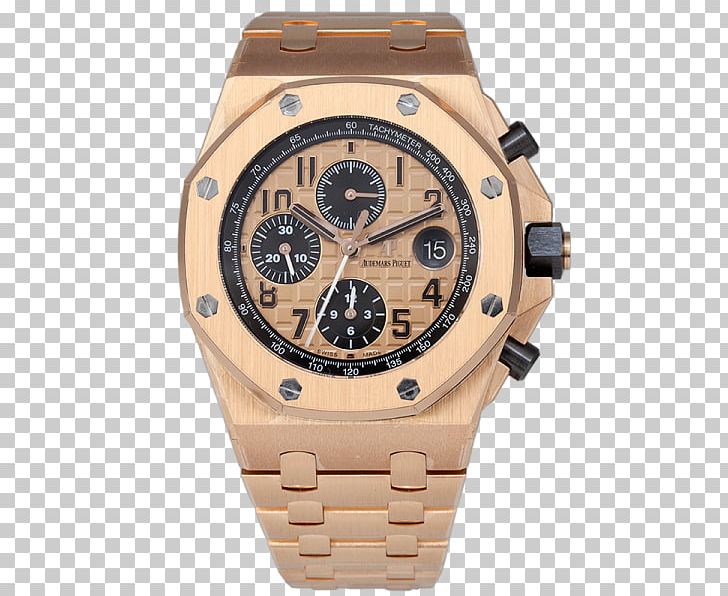 Audemars Piguet Royal Oak Offshore Chronograph Watch Gold PNG, Clipart, Audemars Piguet, Beige, Brand, Brown, Chronograph Free PNG Download