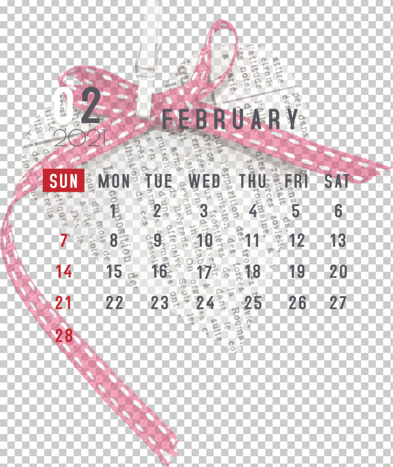 February 2021 Printable Calendar February Calendar 2021 Calendar PNG, Clipart, 2021 Calendar, Calendar System, Geometry, Line, Mathematics Free PNG Download