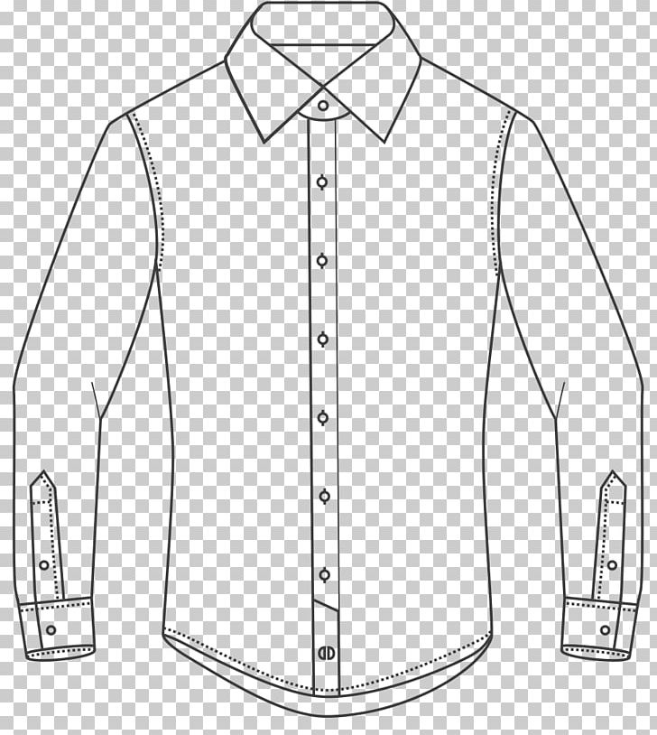 Dress Shirt T-shirt Collar Clothing PNG, Clipart, Angle, Black, Black And White, Clothing, Clothing Sizes Free PNG Download