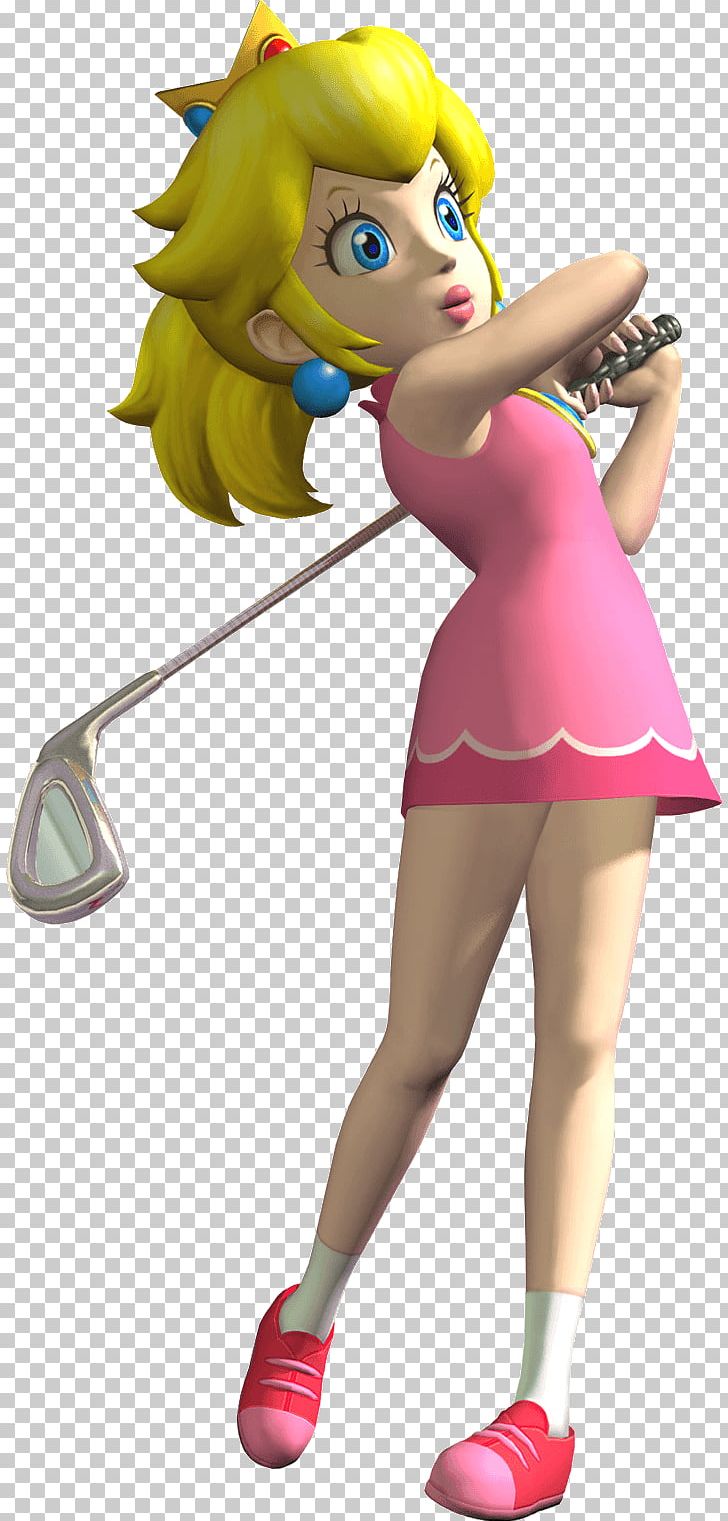 Mario Golf: Toadstool Tour Princess Peach Princess Daisy PNG, Clipart, Action Figure, Anime, Cartoon, Fictional Character, Figurine Free PNG Download