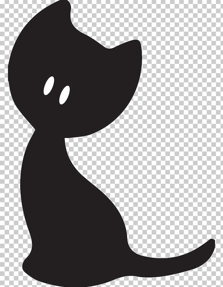 Whiskers Cat Silhouette Kitten PNG, Clipart, Animal, Animals, Black, Black Cat, Carnivoran Free PNG Download