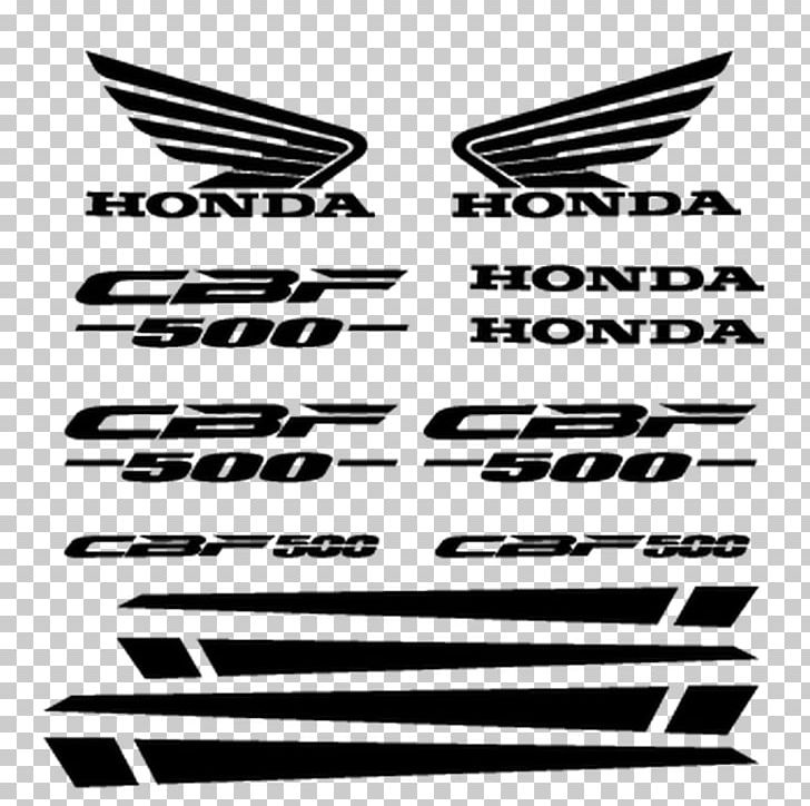 Honda Logo Honda CB500 Twin Sticker Honda CB600F PNG, Clipart, Angle, Area, Black, Black And White, Brand Free PNG Download