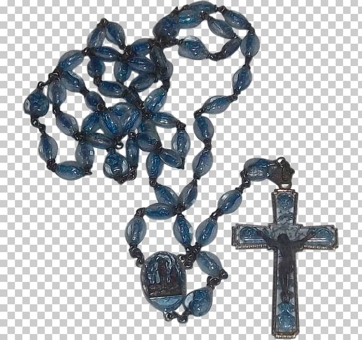 Lourdes Jewellery Bead Rosary Necklace PNG, Clipart, Bead, Blue, Body Jewellery, Body Jewelry, Cobalt Free PNG Download
