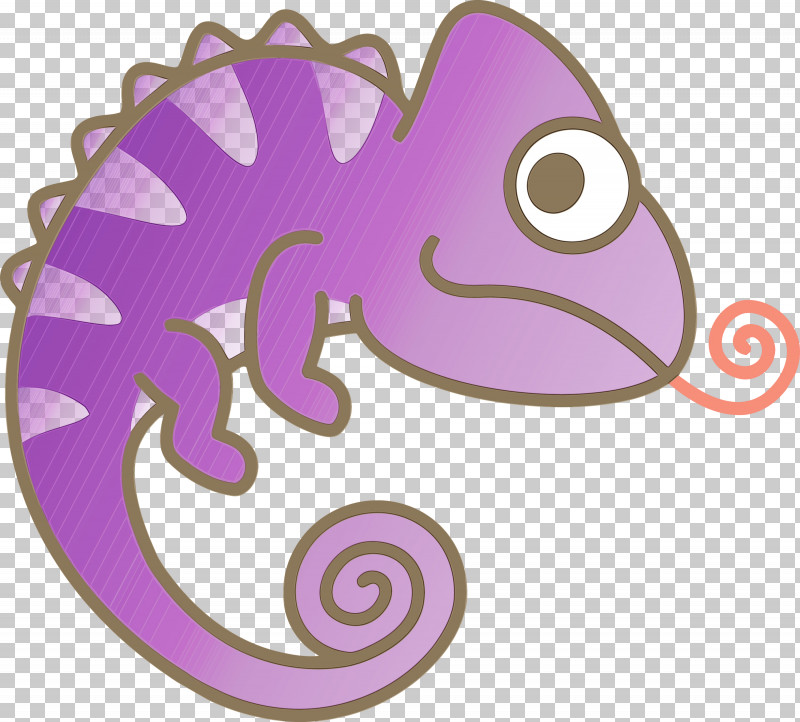 Purple Violet Chameleon Pink Seahorse PNG, Clipart, Cartoon, Cartoon Chameleon, Chameleon, Cute Chameleon, Lizard Free PNG Download