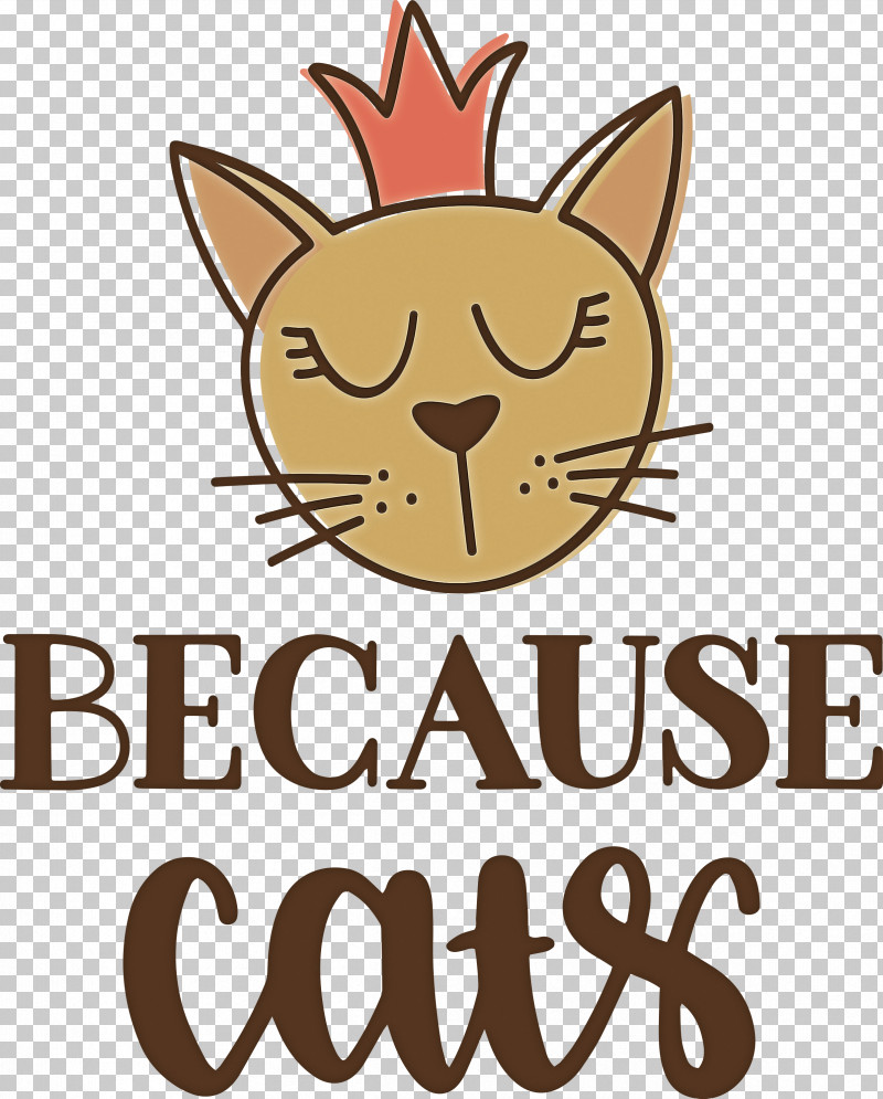 Because Cats PNG, Clipart, Biology, Cat, Logo, Meter, Whiskers Free PNG Download