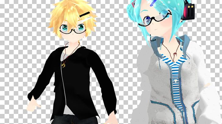 MikuMikuDance Kagamine Rin/Len Hatsune Miku Vocaloid PNG, Clipart,  Free PNG Download